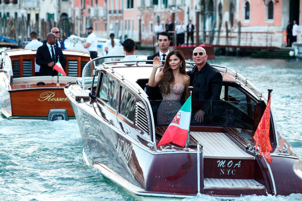 Jeff Bezos Venice Italy Wedding